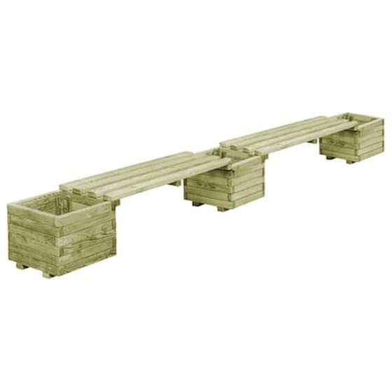 Vidaxl Ζαρντινιέρες Με Πάγκους Από Εμποτισμένο Ξύλο Πεύκου image 4