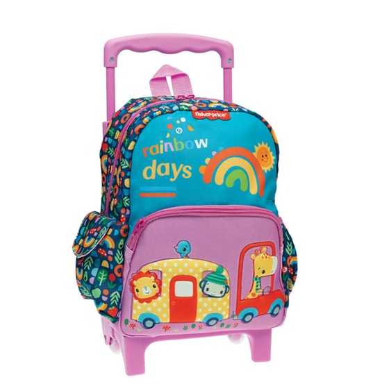 Τσάντα Τρόλεϋ Gim Fisher Price Mini Rainbow image 0