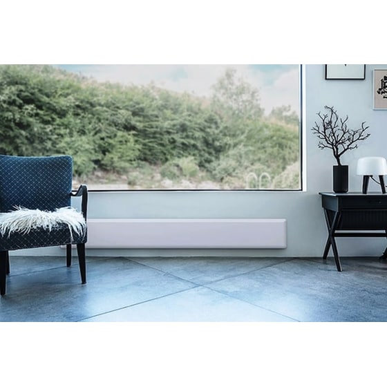 NOBO NTL2N Slimline Θερμοπομπός Τοίχου 750W Λευκό image 2