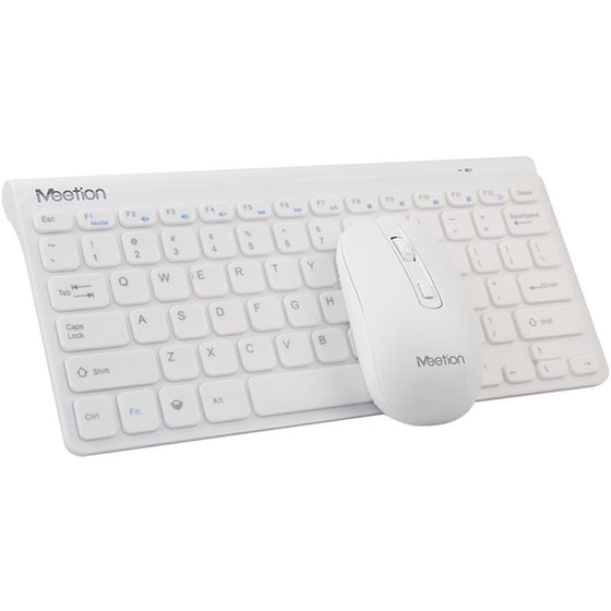 Meetion MT-MINI4000 Ασύρματο Σετ Πληκτρολόγιο & Ποντίκι White US image 1