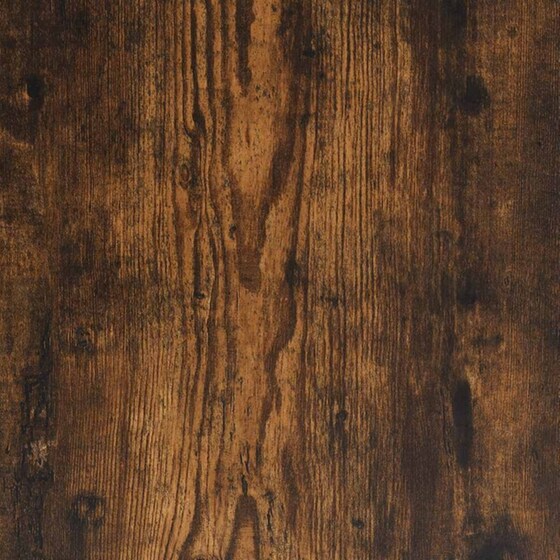 Γραφείο VidaXL από Επεξεργασμένο Ξύλο 141x141x75 cm - Καπνιστή Δρυς image 10
