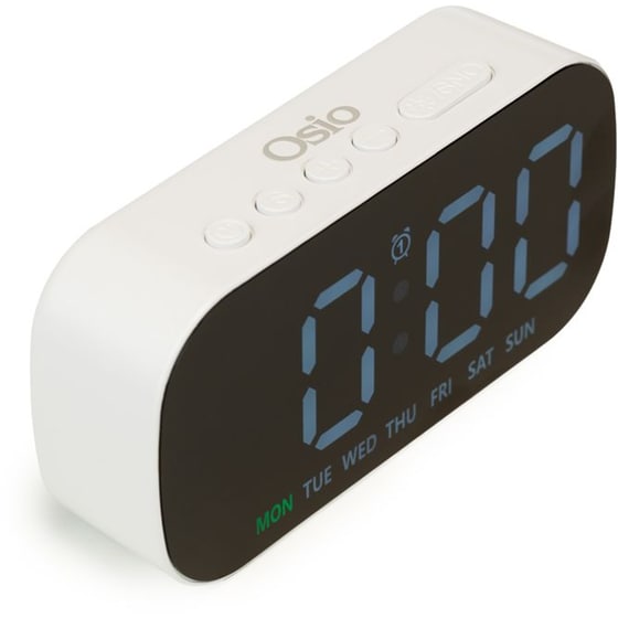 Ράδιο - Ξυπνητήρι OSIO OCA-3015W - Λευκό image 1