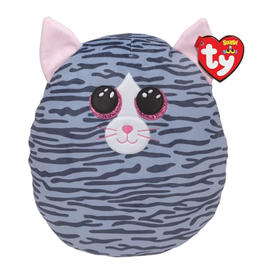 Λούτρινο TY Beanie Boos Squish A Boo Inch Kiki Γάτα Γκρι (25cm) 1607-3929 image 0