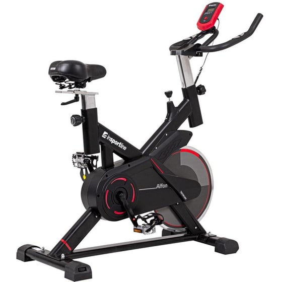 Ποδήλατο Γυμναστικής Spin Bike Alfan - Μαύρο/Κόκκινο image 0