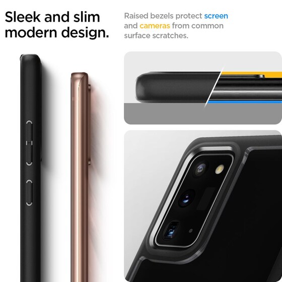 Θήκη Samsung Galaxy Note 20 - Spigen Ultra Hybrid - Matte Black image 4
