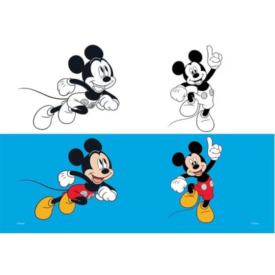 Τετράδιο Καρφίτσα DIAKAKIS B5 DISNEY Mickey Mouse (1 Τεμάχιο) image 2