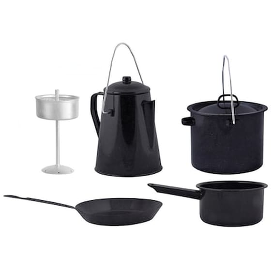 Esschert Design Σετ Μαγειρέματος Εξωτερ. Χώρου 4 Τεμαχίων Μαύρο Ff215 image 1