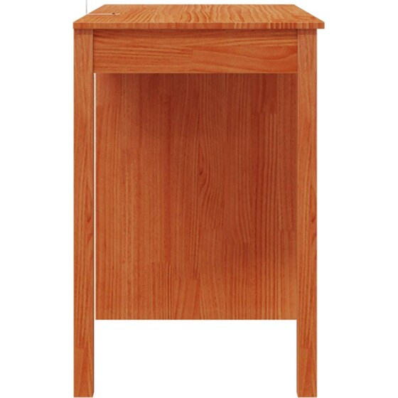 Γραφείο VidaXL από Μασίφ Ξύλο Πεύκου 100x50x74 cm - Κερωμένο Καφέ image 5