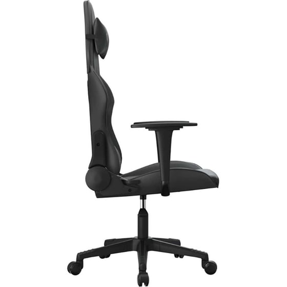 Καρέκλα Gaming VIDAXL 3143695 με Ρυθμιζόμενα Μπράτσα από Τεχνητό Δέρμα - Μαύρη image 2