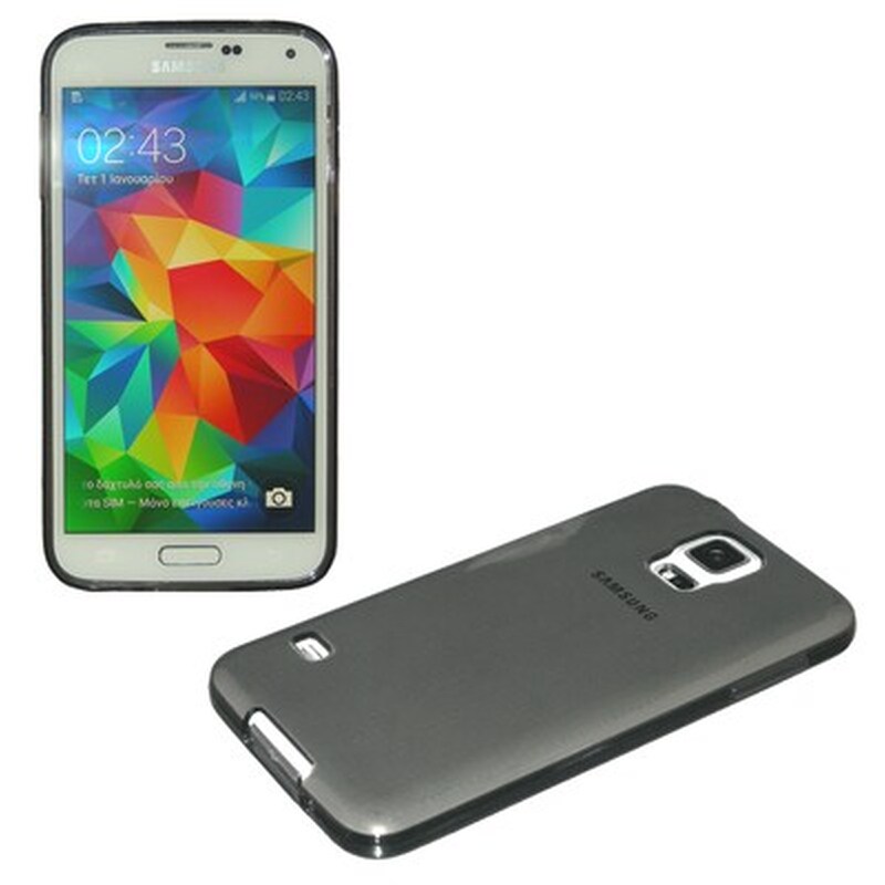 Θήκη Samsung Galaxy S5 - Volte-Tel Slimcolor TPU - Διάφανο Γκρι VOLTE-TEL