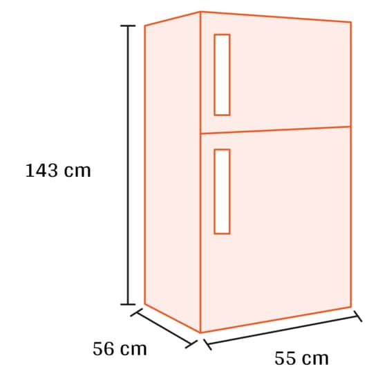 OMNYS WNT-28N23EIN 206 Lt Inox Δίπορτο Ψυγείο image 2