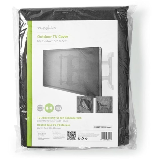 Κάλυμμα Προστασίας Τηλόρασης Nedis Screen Cover 55" - 58 " (tvoc5558bk) (nedtvoc5558bk). image 2