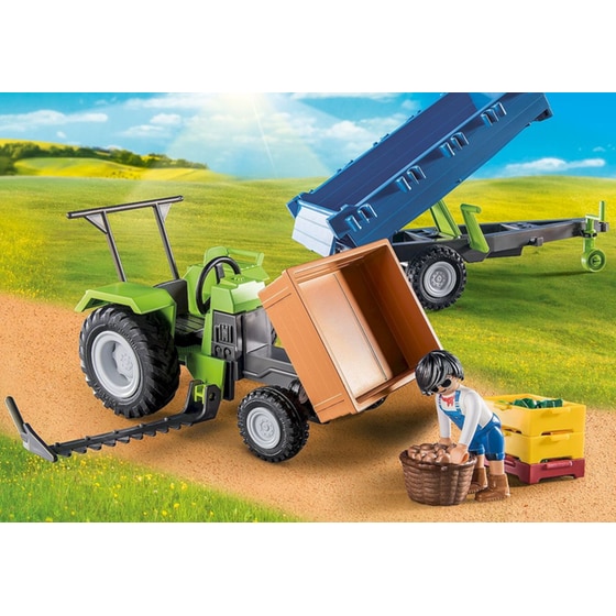PLAYMOBIL® Country Αγροτικό τρακτέρ με καρότσα (71249) image 4