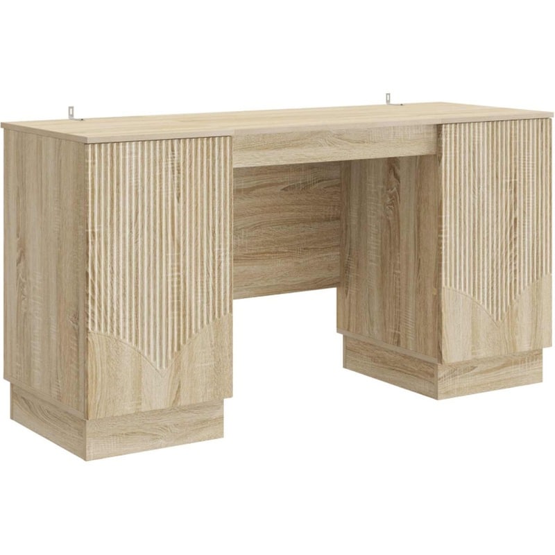 Γραφείο VidaXL από Επεξεργασμένο Ξύλο 142,5x50x75 cm - Sonoma Δρυς