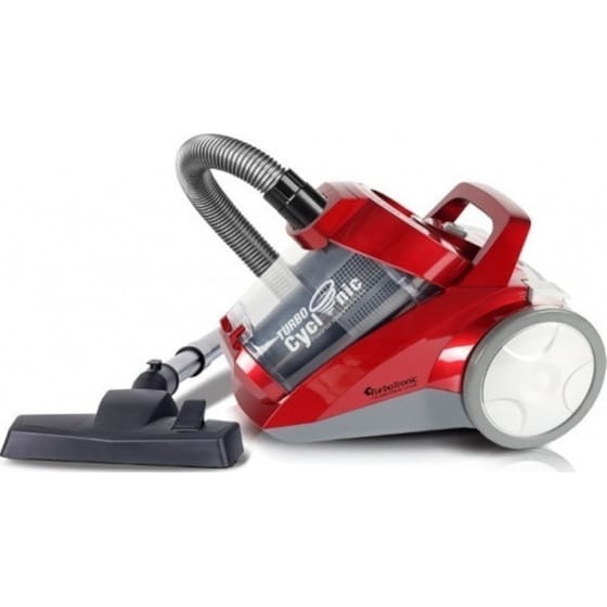 TURBOTRONIC TT-CV04 1400 W με Κάδο 4 L Κόκκινη Ηλεκτρική Σκούπα image 1