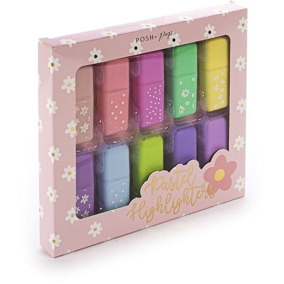 Μαρκαδόροι Υπογράμμισης Posh+Pop Mini (10 Τεμάχια) image 1