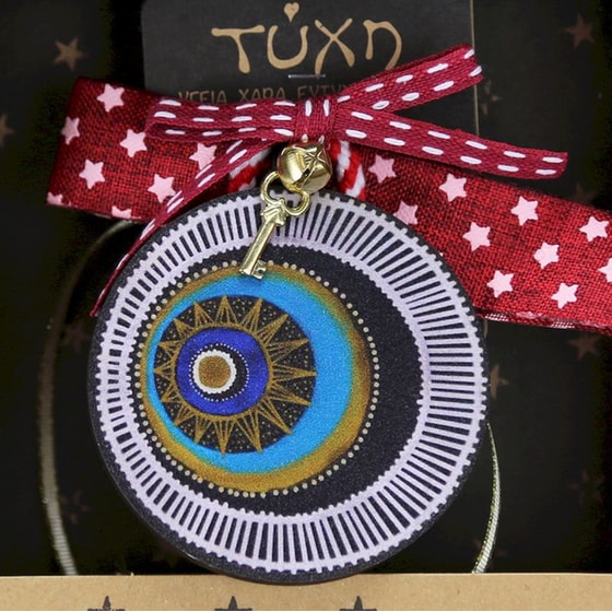 Κρεμαστό Χριστουγεννιάτικο Γούρι Τύχη - Ματάκι Έκκεντρο image 3