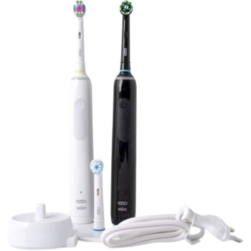 ORAL-B Σετ Ηλεκτρικές Οδοντόβουρτσες ORAL-B PRO 3 3900 - Μαύρο/Λευκό