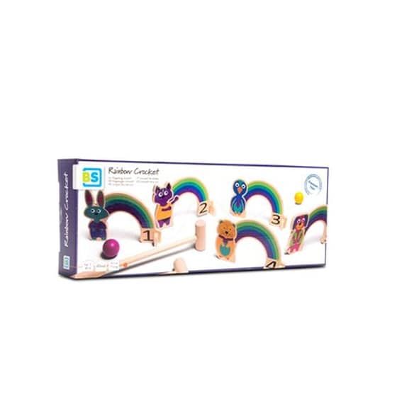 Bs Toys Παιχνίδι Ξύλινο Κροκέ Ουράνιο Τόξο image 2