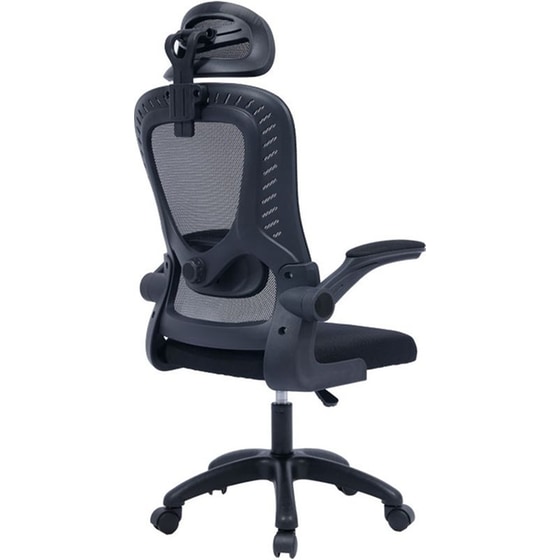 Καρέκλα Γραφείου Διευθυντή Delilah Pakoworld Mesh Μαύρο – 275-000003 image 5