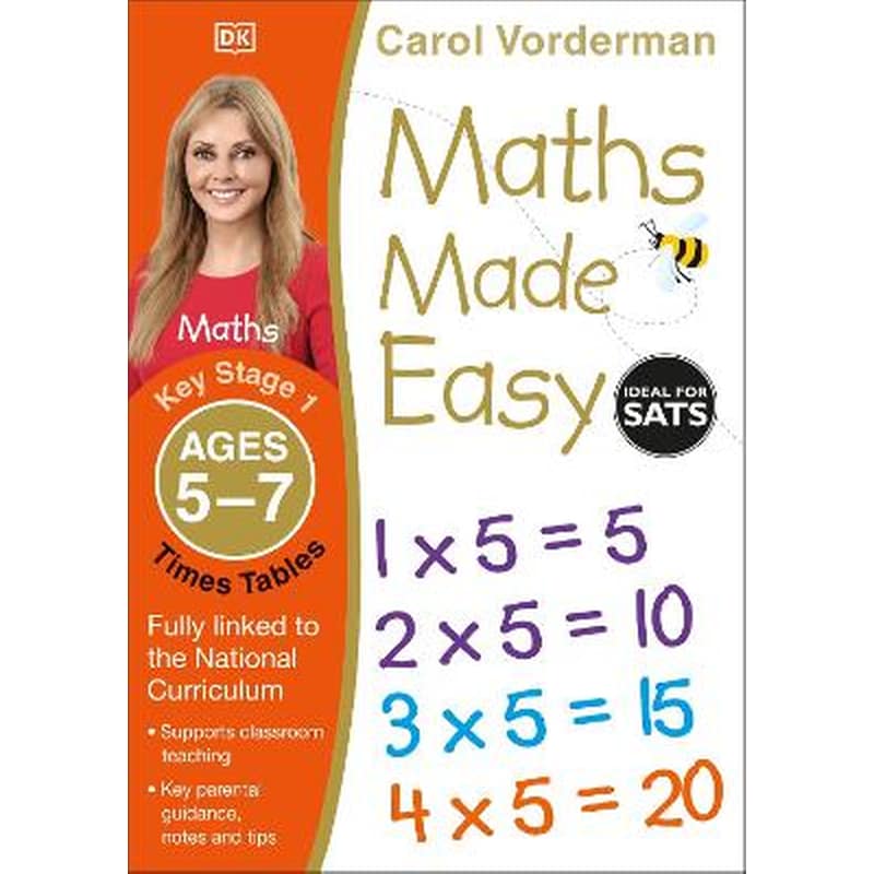 Maths Made Easy: Times Tables, Ages 5-7 (Key Stage 1)
