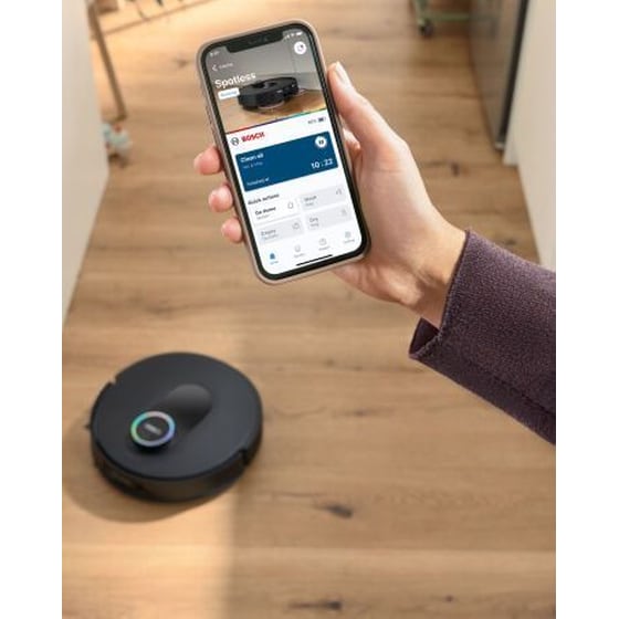 BOSCH SPOTLESS MAX CAM BCRDW3BX για Σκούπισμα και Σφουγγάρισμα Μαύρο Σκούπα Ρομπότ image 12