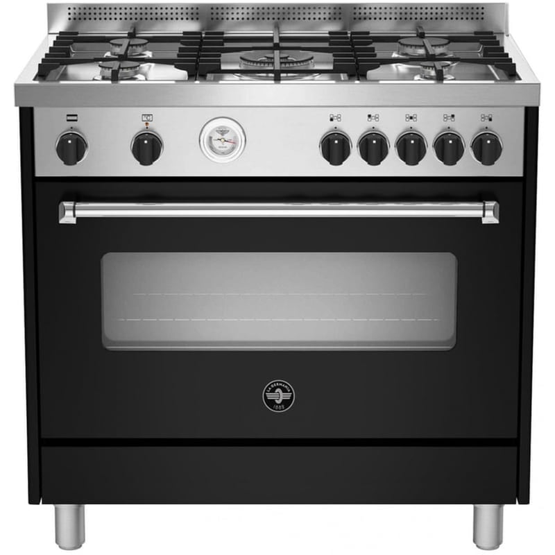 LA GERMANIA LA GERMANIA AMN965ENET/21(GN) 117 Lt Μαύρο Κουζίνα Μεικτή Φυσικού Αερίου