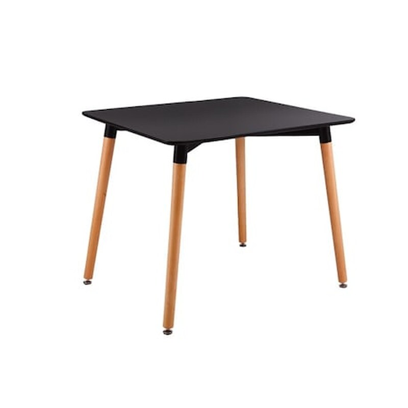 WOODWELL Τραπεζάκι Σαλονιού Woodwell από MDF 80x80x73cm - Μαύρο