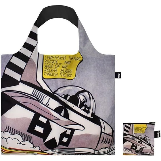 Τσάντα&nbsp;Αναδιπλούμενη Loqi&nbsp;Roy&nbsp;Lichtenstein&nbsp;Whaam (1 Τεμάχιο) image 1