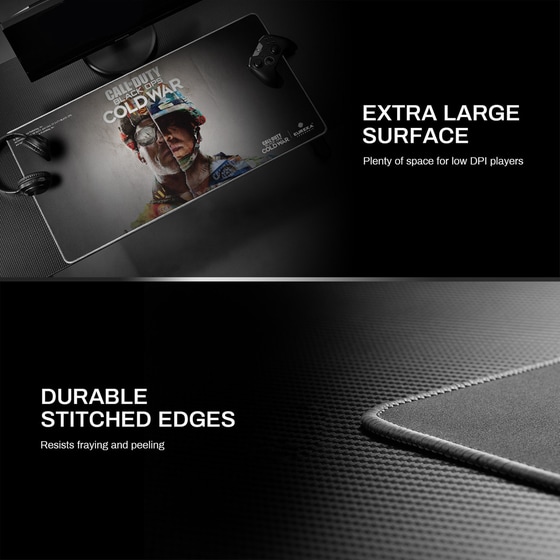 Eureka Ergonomic Call Of Duty Black Ops Cold War Gaming Mouse Pad XXL 800mm Μαύρο image 3