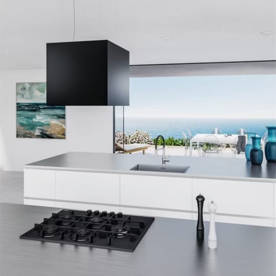 FRANKE Mercury FME 407 BK Μαύρος 40 cm Μαύρο Απορροφητήρας Νησίδα image 1