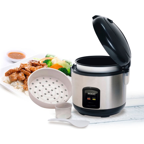 Βραστήρας Ρυζιού SOGO Arroz 10085 650 W 1.8 L Ασημί image 7