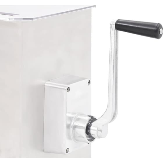 Ζυμωτήριο Κρεάτων VIDAXL 50960 με Κάδο 44 L Ασημί image 4