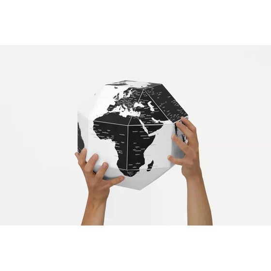 Υδρόγειος Σφαίρα Palomar Dearworld S 21cm - Λευκό/Μαύρο image 7