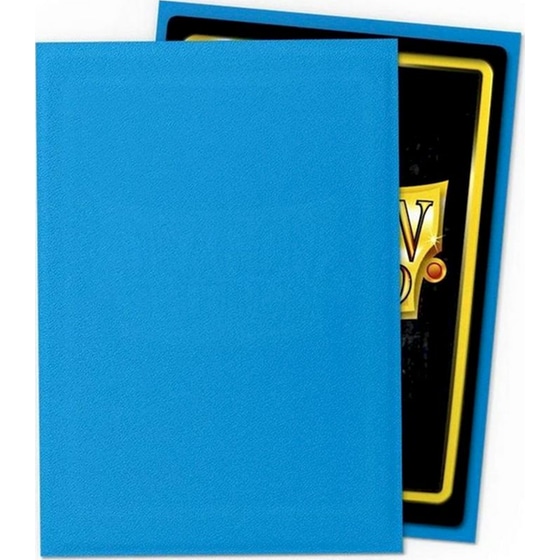 Dragon Shield Sleeves Japanese Small Size - Matte Sapphire (60 Sleeves) image 2