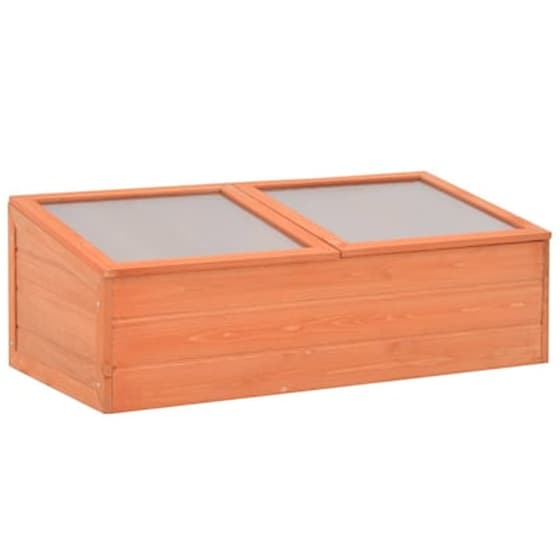 Vidaxl Θερμοκήπιο 100 X 50 X 34 Εκ. Ξύλινο image 0