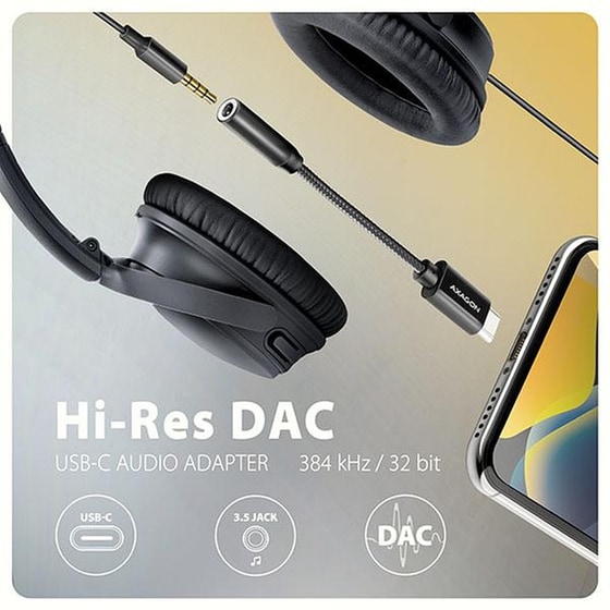 AXAGON ADA-HC USB-C DAC Εξωτερική Κάρτα Ήχου image 5