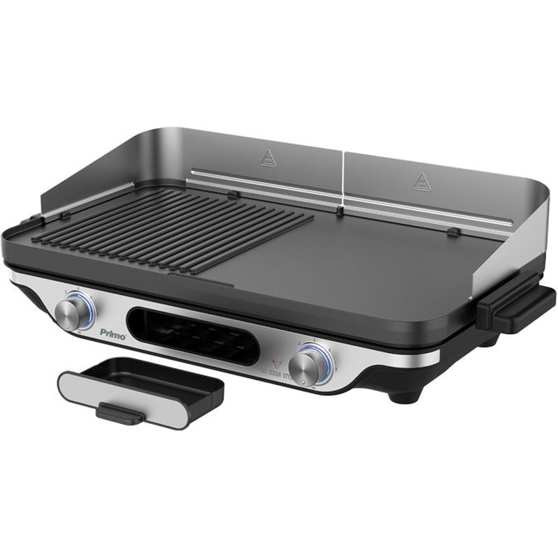 PRIMO Ηλεκτρική Ψησταριά BBQ PRIMO PRBQ-40498 2400W Ασημί/Μαύρο