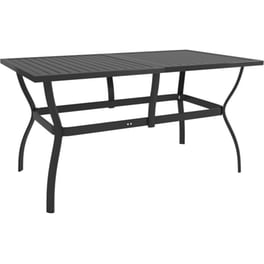 Τραπέζι Εξωτερικού Χώρου VidaXL από Ατσάλι 140x80x72 cm - Ανθρακί