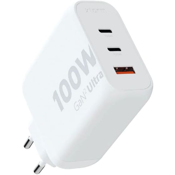Φορτιστής Πρίζας Xtorm 100W GaN2 Ultra - White image 0