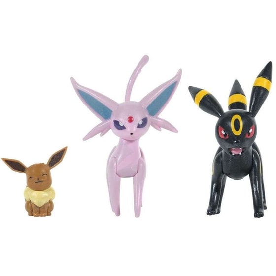 Φιγούρες Jazwares Pokemon Evolution Eevee, Umbreon & Espeon image 1