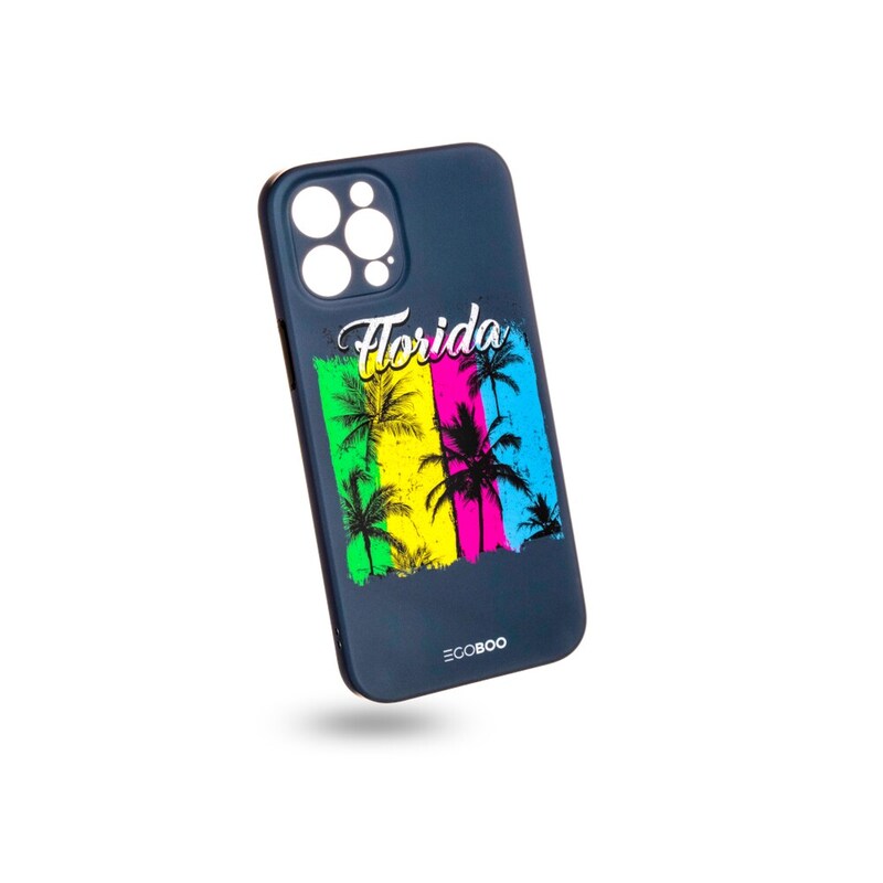 Θήκη Apple iPhone 12 Pro Max - Egoboo Case Mat TPU - Florida