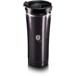 Ποτήρι Θερμός Berlinger Haus Ανοξείδωτο Μαύρο με Επιστόμιο 500ml