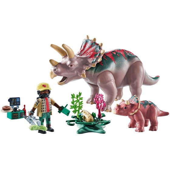 PLAYMOBIL® Τρικεράτοπες Και Εξερευνητής (71821) image 2