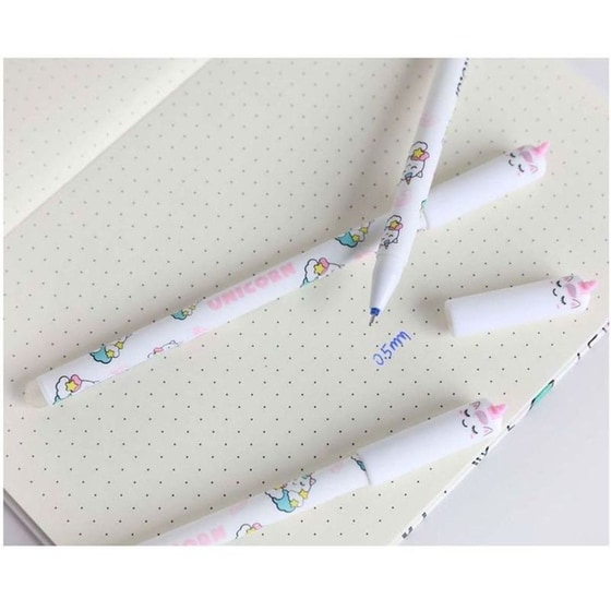 Στυλό Διαρκείας i-Total Erasable Cap Unicorn Μπλε image 2