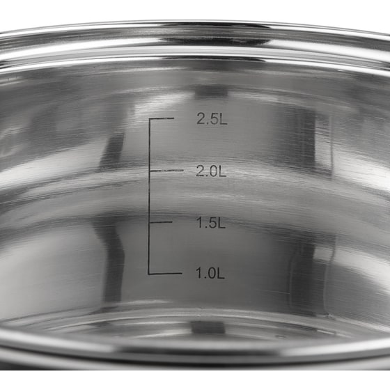 Κατσαρολάκι Ρηχό RESTO Casserole-92003 από Ανοξείδωτο Ατσάλι 20 cm 3.6 L Inox image 4