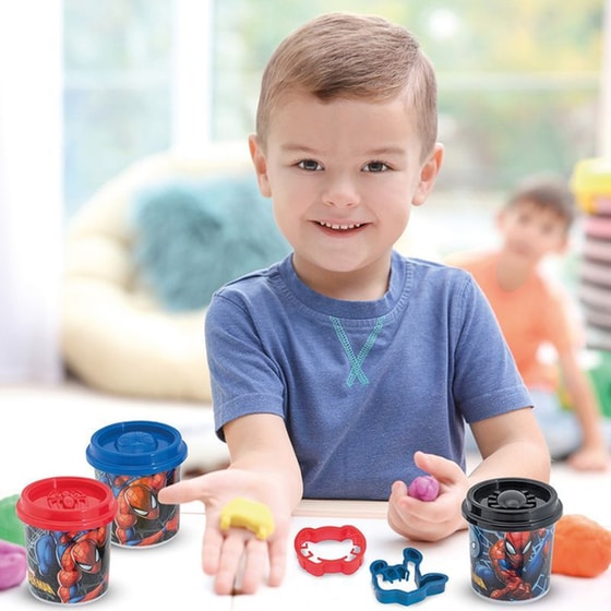 AS Company Πλαστελίνη Disney Frozen & Marvel Spiderman Σετ 2 Βαζάκια Με 2 Cutters - Τυχαία Επιλογή Σχεδίου image 9