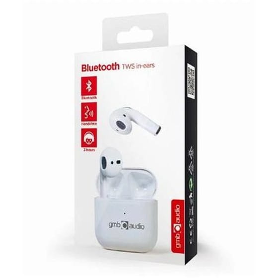 Ακουστικά Bluetooth Gembird Tws-mla-gw - Λευκά image 4