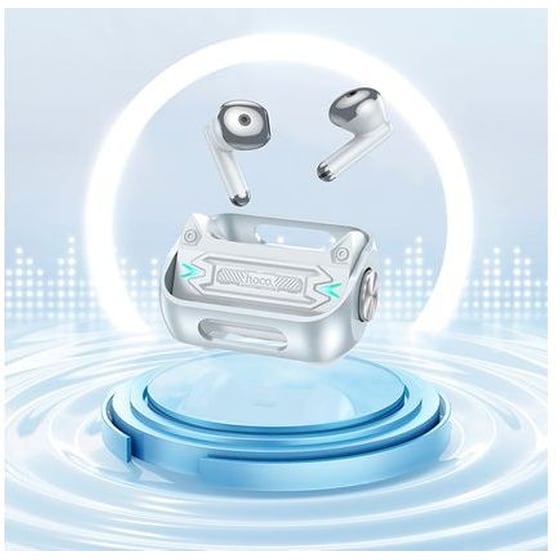 Ακουστικά Bluetooth Hoco EW55 Trendy - Ασημί image 3