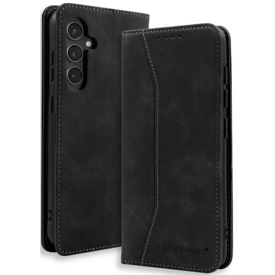 Θήκη Samsung Galaxy S24 Fe - Bodycell Book Case Πορτοφόλι - Black (5206015079542) image 0